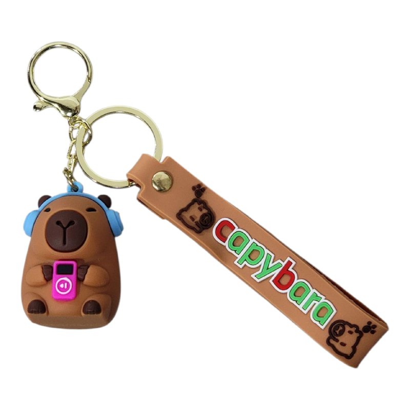 LLAVEROS DE CAPIBARA,CAPYBARA, 5 ESTILOS DISPONIBLES