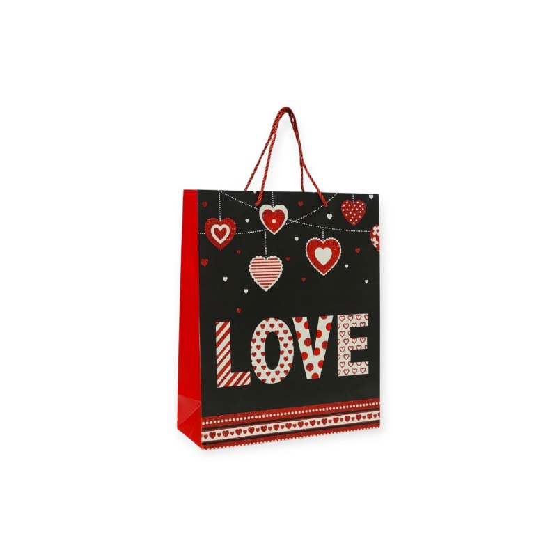 BOLSA DE REGALO PEQUEÑA 18X10X23CM SAN VALENTIN