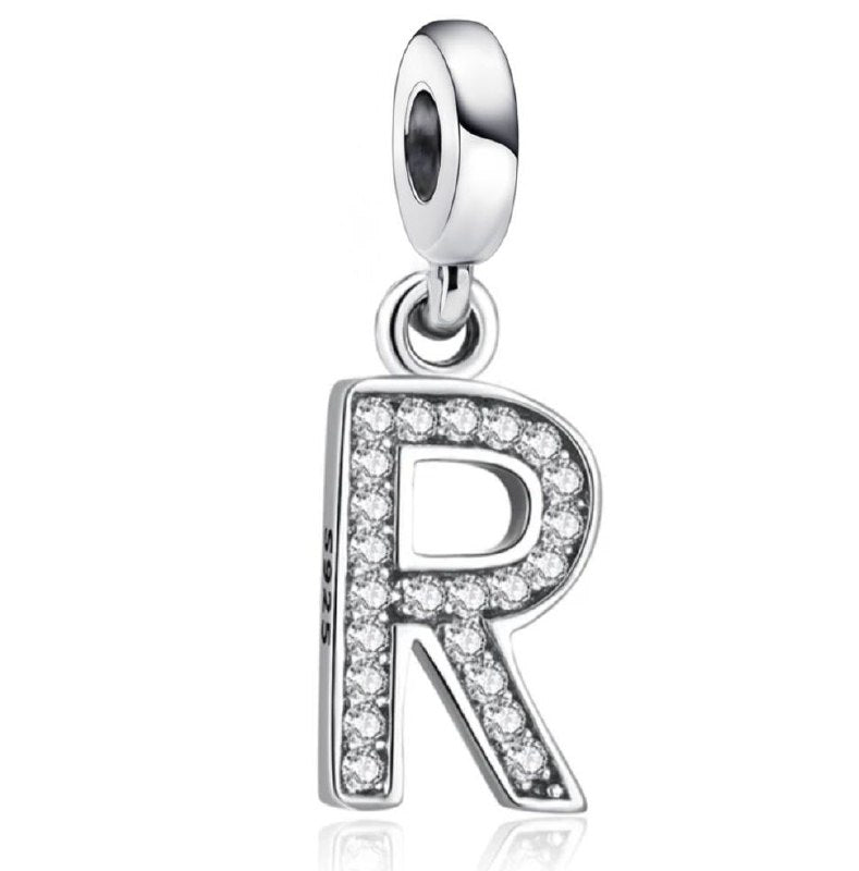 PCHARM4066$R LETRA R PANDORA PLATA 9.25