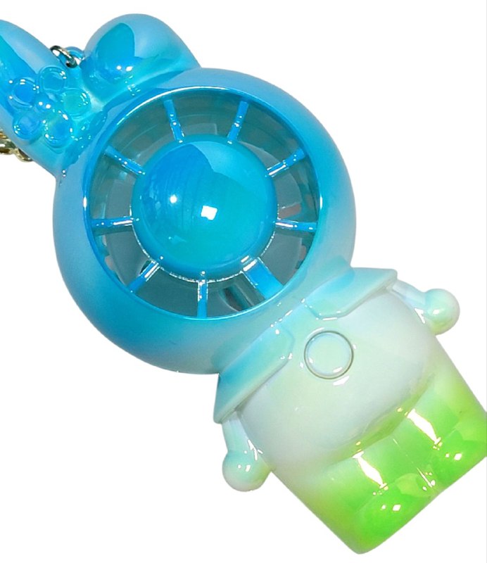 VENTILADOR DE MANO O MESA RECARGABLE CON LLAVERO LINGPAN 4 COLORES