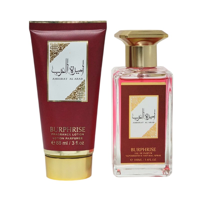 SET BURPHRISE AMEERAT AL ARAB EDP 100ML, BODY LOTION 88ML (M)