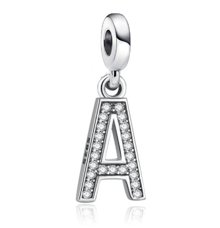 PCHARM4066$A LETRA A PANDORA PLATA 9.25