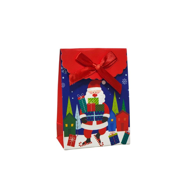 BOLSA DE REGALO NAVIDEÑA PEQUEÑA XXS 7CMX10CM, 15 ESTILOS