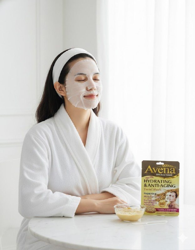 MASCARILLA FACIAL DE AVENA HIDRATANTE Y ANTIENVEJECIMIENTO, ACIDO HIALURONICO, VITAMINA E Y B3, HIDRATACION INTENSIVA PARA EL ROSTRO, PIEL SALUDABLE FRUIT OF THE WOKALI PROFESSIONAL CARE 30ML