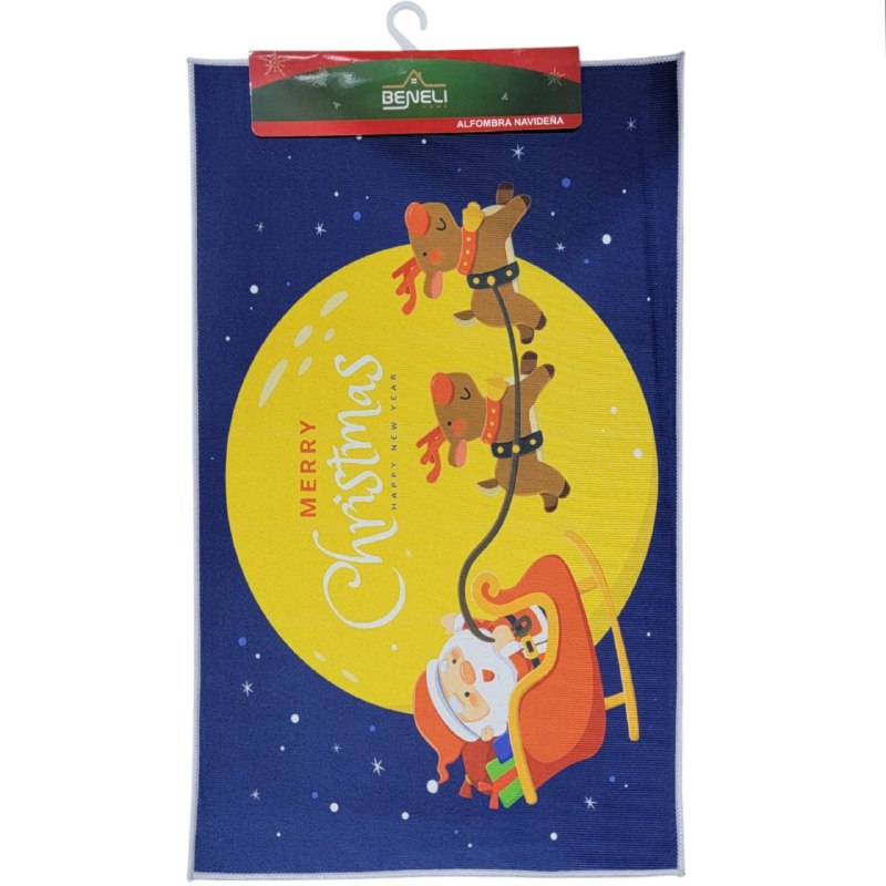 ALFOMBRAS DECORATIVAS NAVIDEÑAS PARA PISO ELEGANTES Y FESTIVAS 50X80CM, CREAN UNA ATMOSFERA MAGICA EN TU ENTRADA, COCINA O PASILLO BENELI HOME 6 ESTILOS