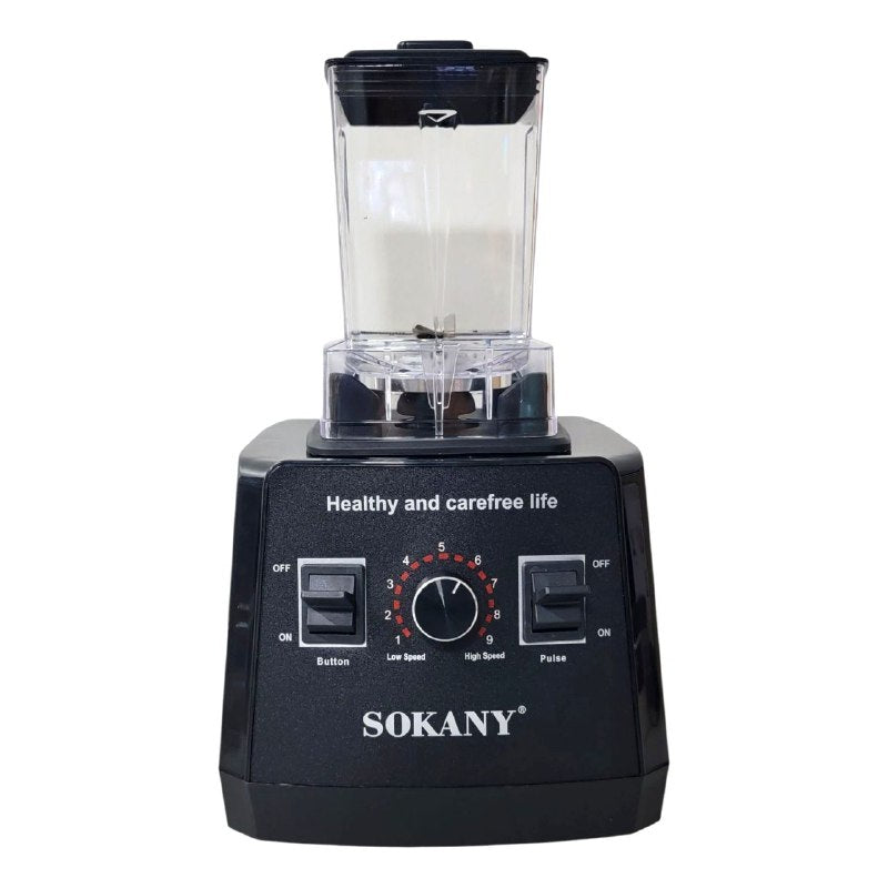 MAQUINA LICUADORA MULTIUSOS SK-666, 500W, 2.5L NEGRO SOKANY