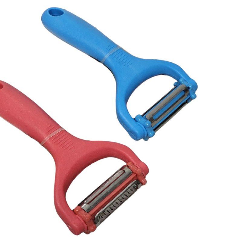 PELADOR DE VERDURAS DE ACERO INOXIDABLE DE ALTA CALIDAD LUCKY HOME 4 COLORES