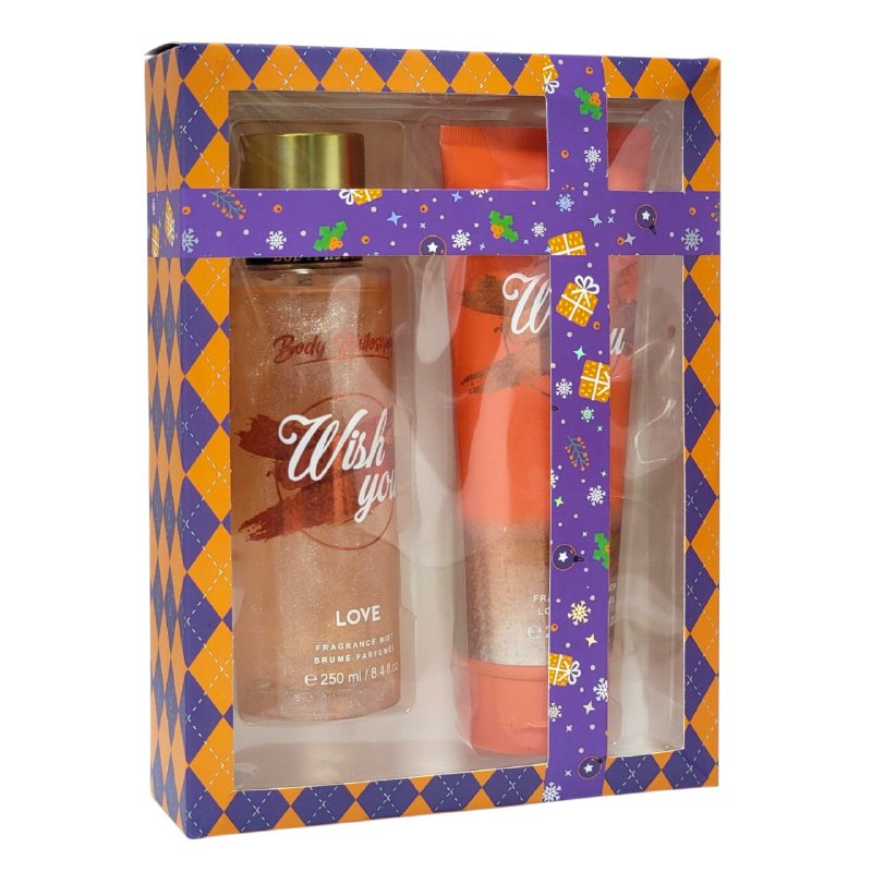 SET BODY PHILOSOPHY NAVIDEÑO TE DESEO SPLASH 250ML, CREMA CORPORAL 236ML (M)