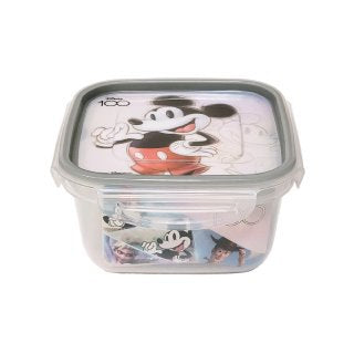 ORGANIZADOR RECIPIENTE PARA NIÑOS CON DISEÑO DE MICKEY Y MINNIE MOUSE TAMAÑO PEQUEÑO
