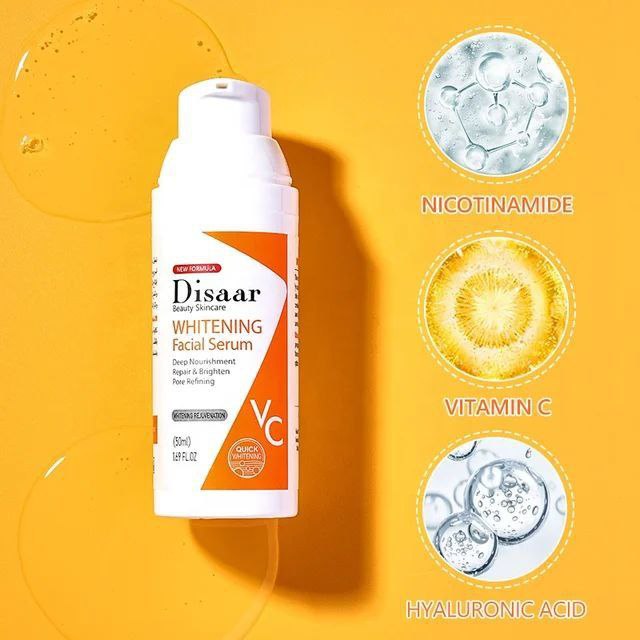 SUERO FACIAL BLANQUEADOR REJUVENECEDOR CON VITAMINA C DISAAR 50ML