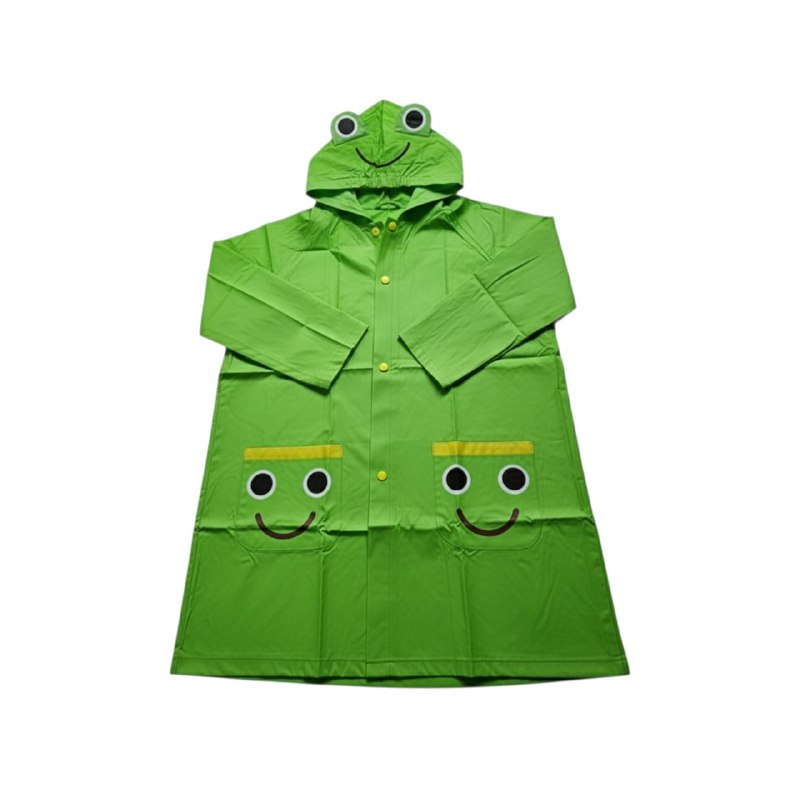 CAPOTE PARA LLUVIA DE PVC IMPERMEABLE PARA NIÑOS LIGERO Y FACIL DE LLEVAR 5 COLORES