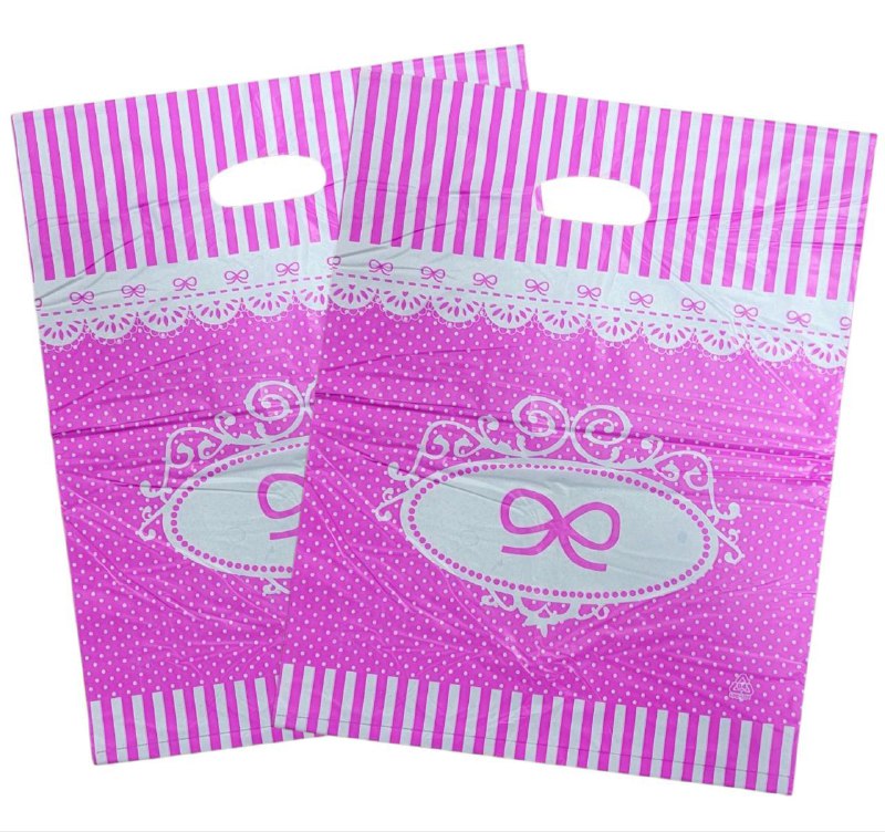 BOLSA DE REGALO PLASTICA EXTRA GRANDE 35X45CM, PAQUETE 100UND