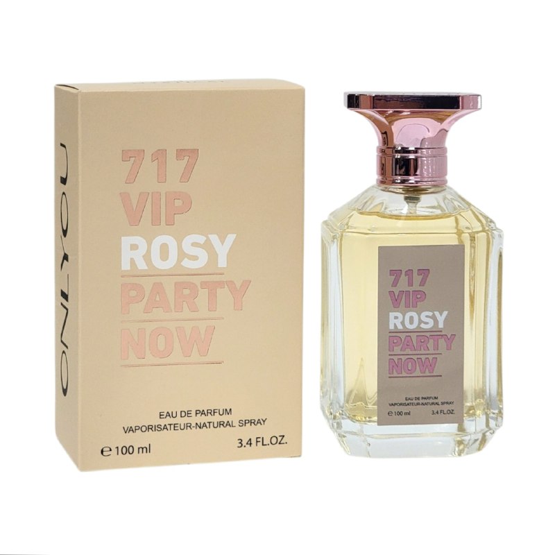 717 VIP ROSY PARTY NOW MYSTICAL EDP 100ML (M) (AROMA SIMILAR CAROLINA HERRERA 212 VIP ROSE)