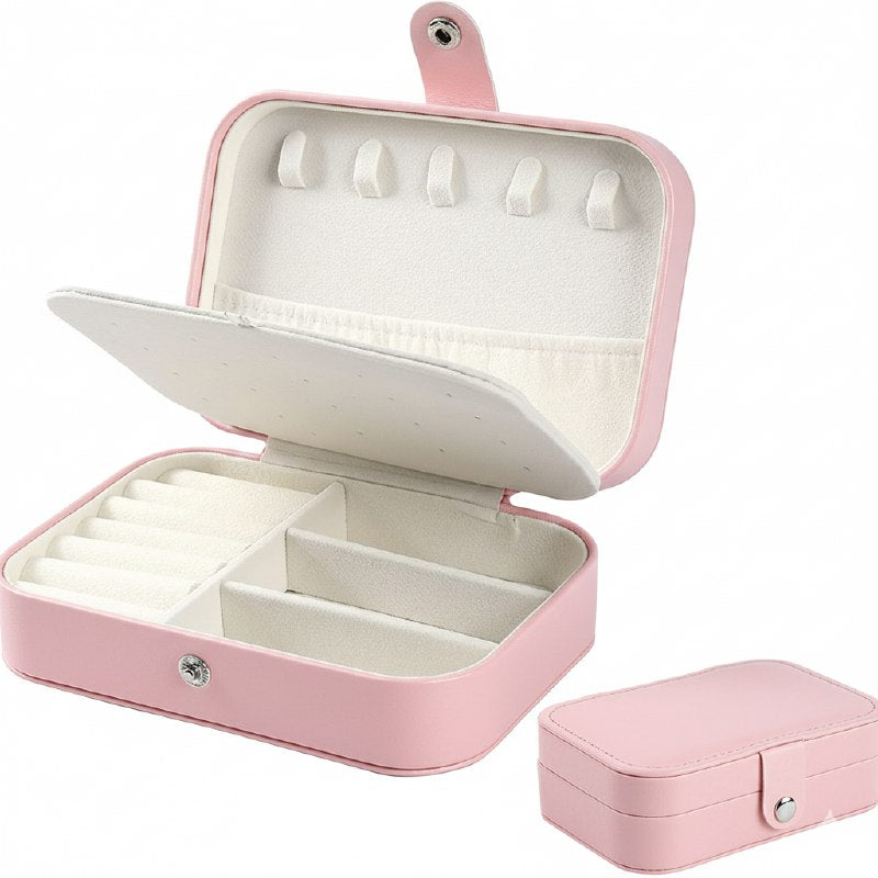 ORGANIZADOR JOYERO SEGURO Y ELEGANTE COMPACTO, 4 COLORES