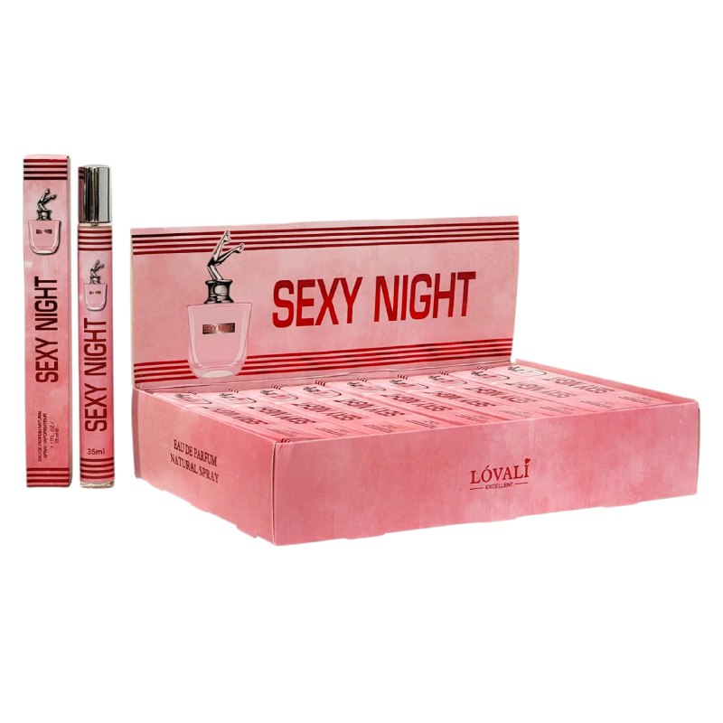 PERFUME EN TUBO PARA MUJER LOVALI SEXY NIGHT EDP 35ML (M) (AROMA SIMILAR JEAN PAUL GAULTIER SCANDAL)