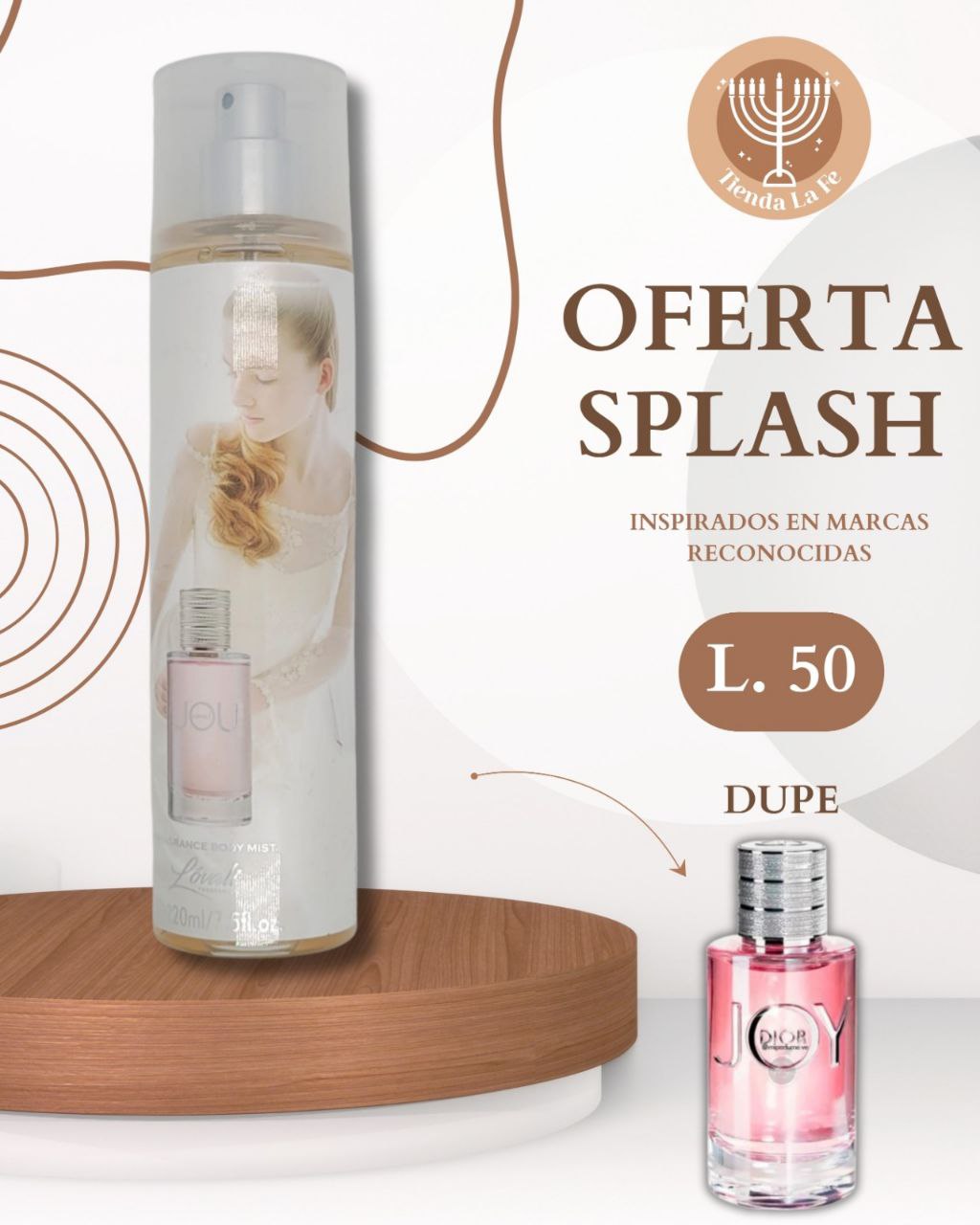SPLASH LOVALI JOU 220ML (M) (DUPE CHRISTIAN DIOR JOY EDP 100ML)