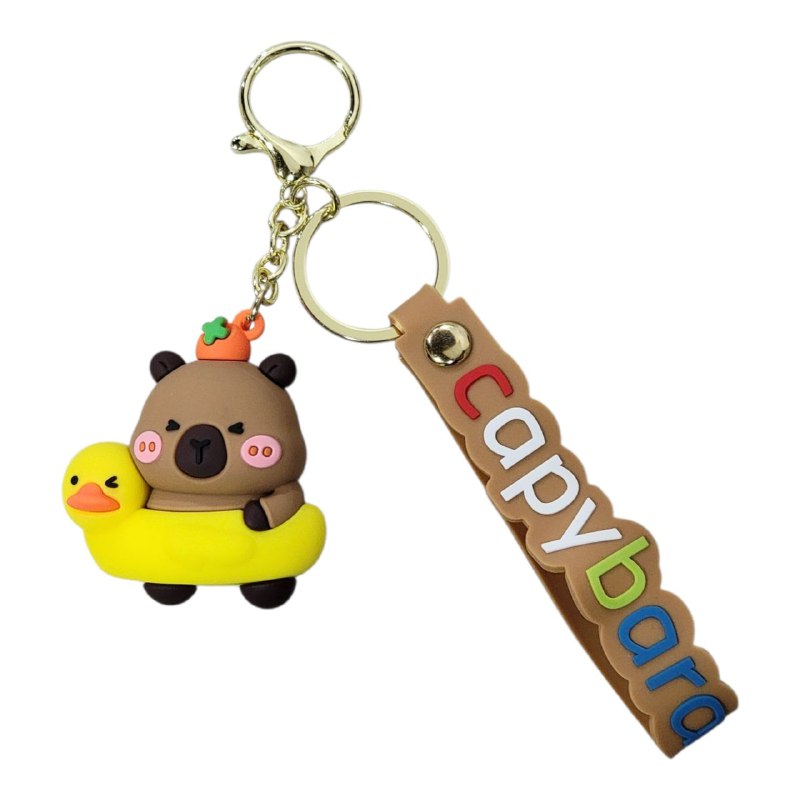 LLAVEROS DE CAPIBARA,CAPYBARA, 5 ESTILOS DISPONIBLES