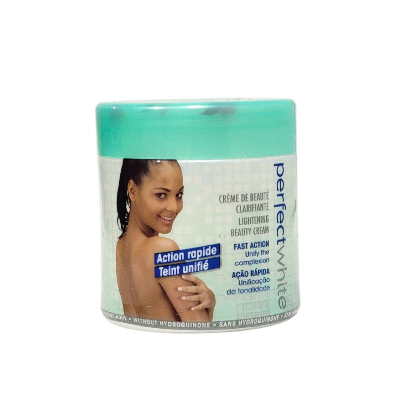 CREMA FACIAL ACLARANTE DE RAPIDA ACCION, ELIMINA MANCHAS OSCURAS PERFECT WHITE 150ML