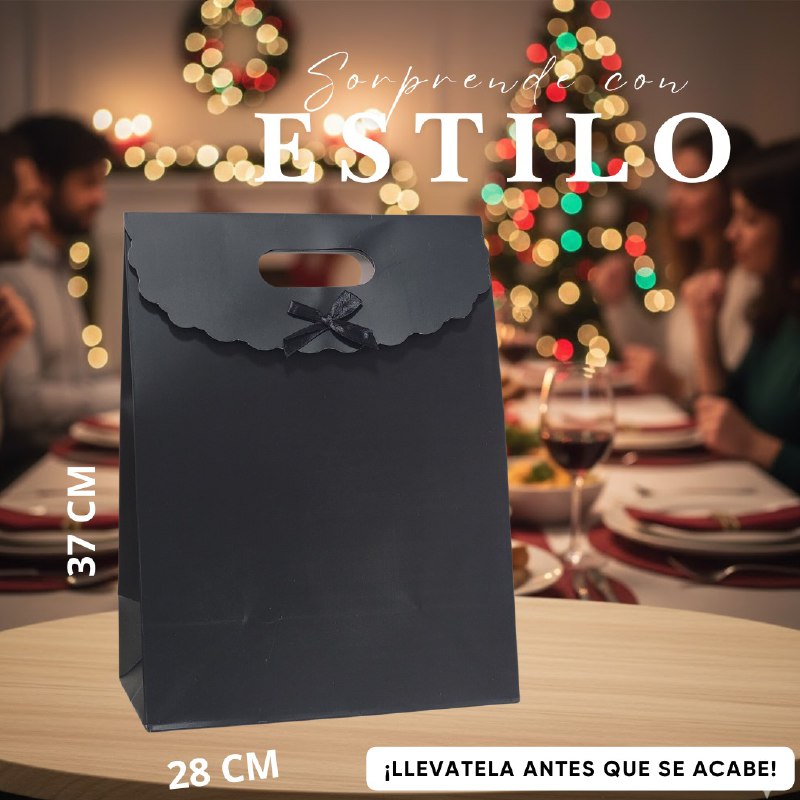 BOLSA DE REGALO EXTRA GRANDE 28X37CM