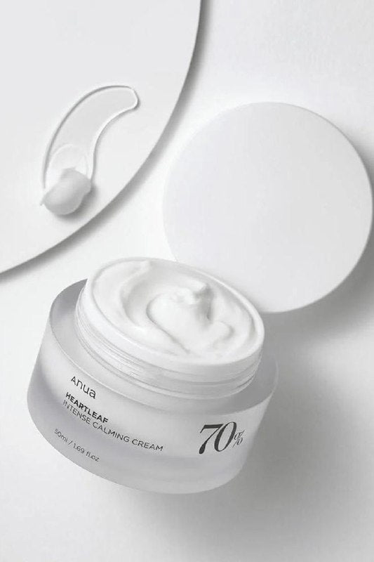 CREMA FACIAL COREANO CALMANTE INTENSIVA PARA PIEL ESTRESADA ANUA 50ML