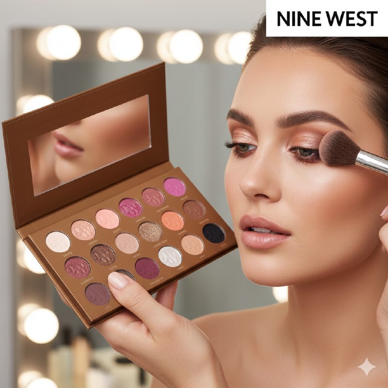SOMBRA DE OJOS EN PALETA DE 18 TONOS MATTES SUAVES Y BRILLOS IMPACTANTES NINE WEST