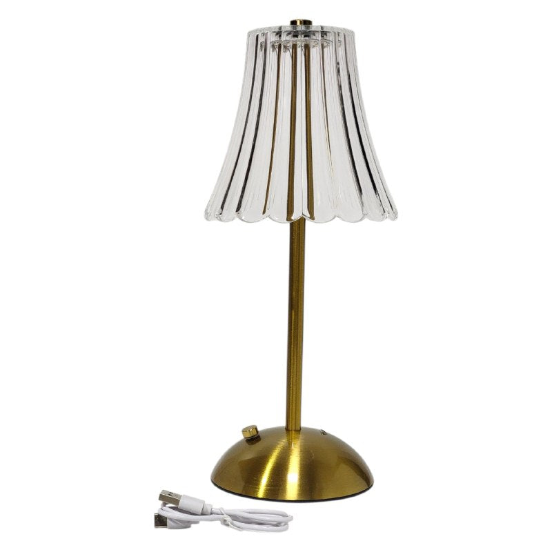 LAMPARA DECORATIVA LED DE MESA DIAMANTE CON 2 INTENSIDADES AJUSTABLES