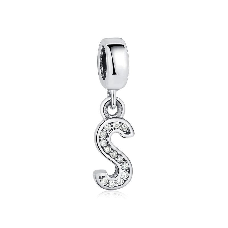 PCHARM4054$S LETRA S PANDORA PLATA 9.25