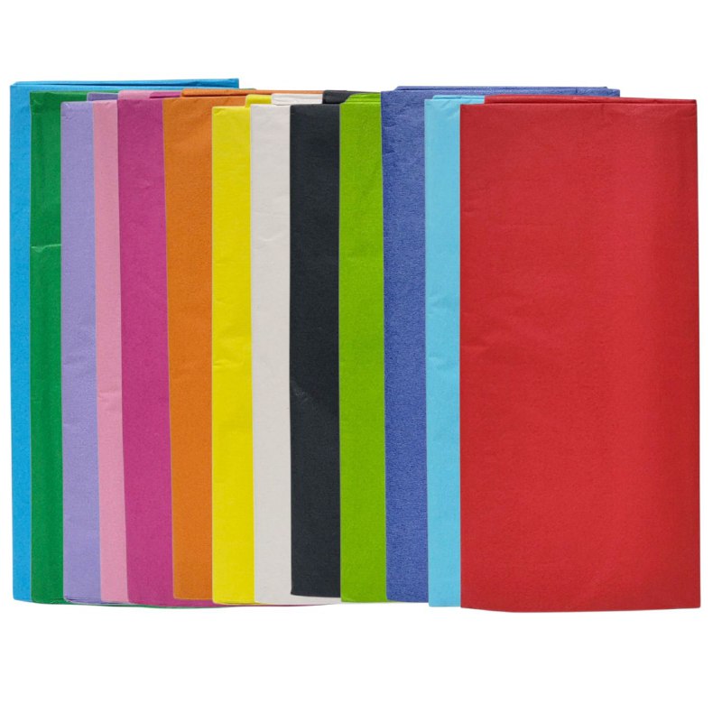 DECORACION PAPELILLO PARA REGALOS, PAQUETE DE 10 HOJAS DE PAPELILLO, PAPAEL CHINA, PAPEL DE SEDA IDEAL PARA MANUALIDADES, RELLENO O ENVOLTURAS DE REGALO TISSUE GIFT WRAP 50X66CM