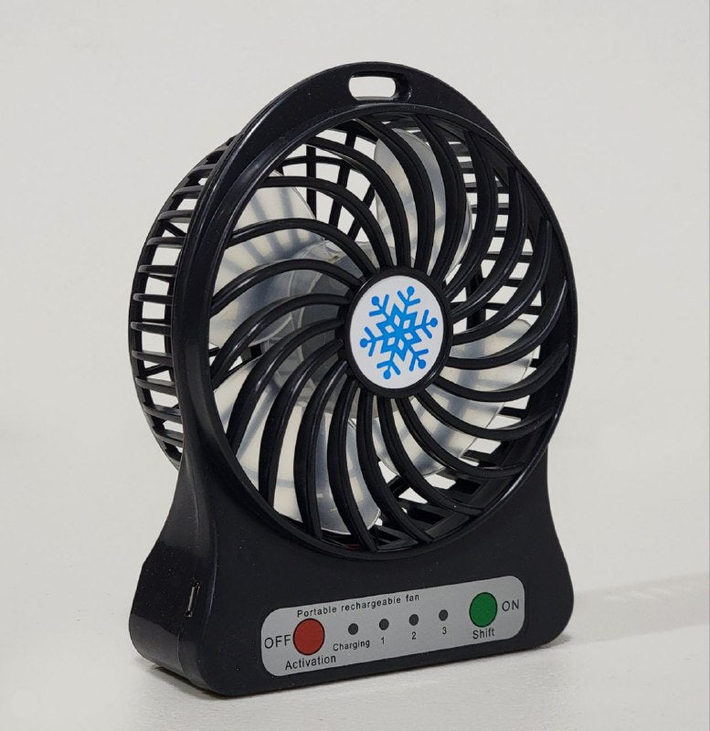 VENTILADOR DE MANO O MESA RECARGABLE PORTABLE FAN