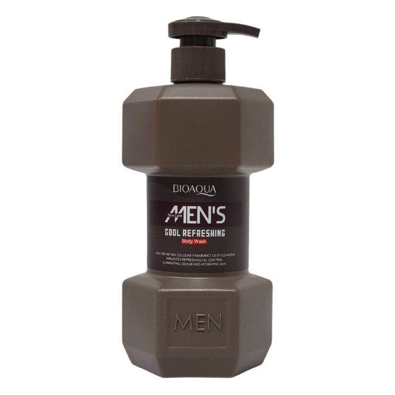 GEL DE DUCHA REFRESCANTE PARA HOMBRE CON ESPUMA DENSA Y FRAGANCIA MARINA EXCLUSIVA BIOAQUA 500ML