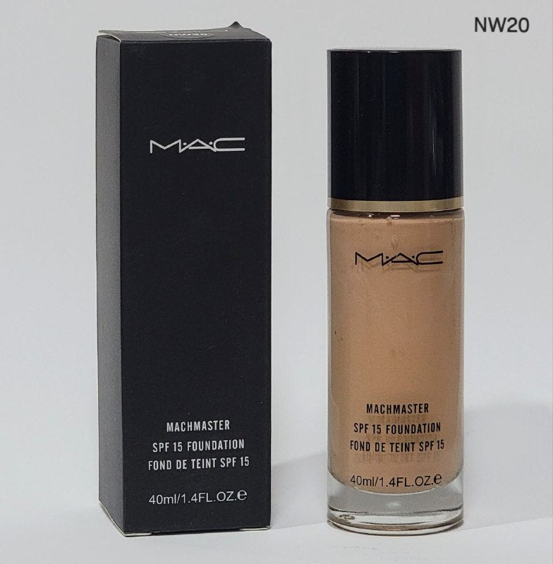 BASE DE MAQUILLAJE SPF 15, MAC 4 TONOS 40ML