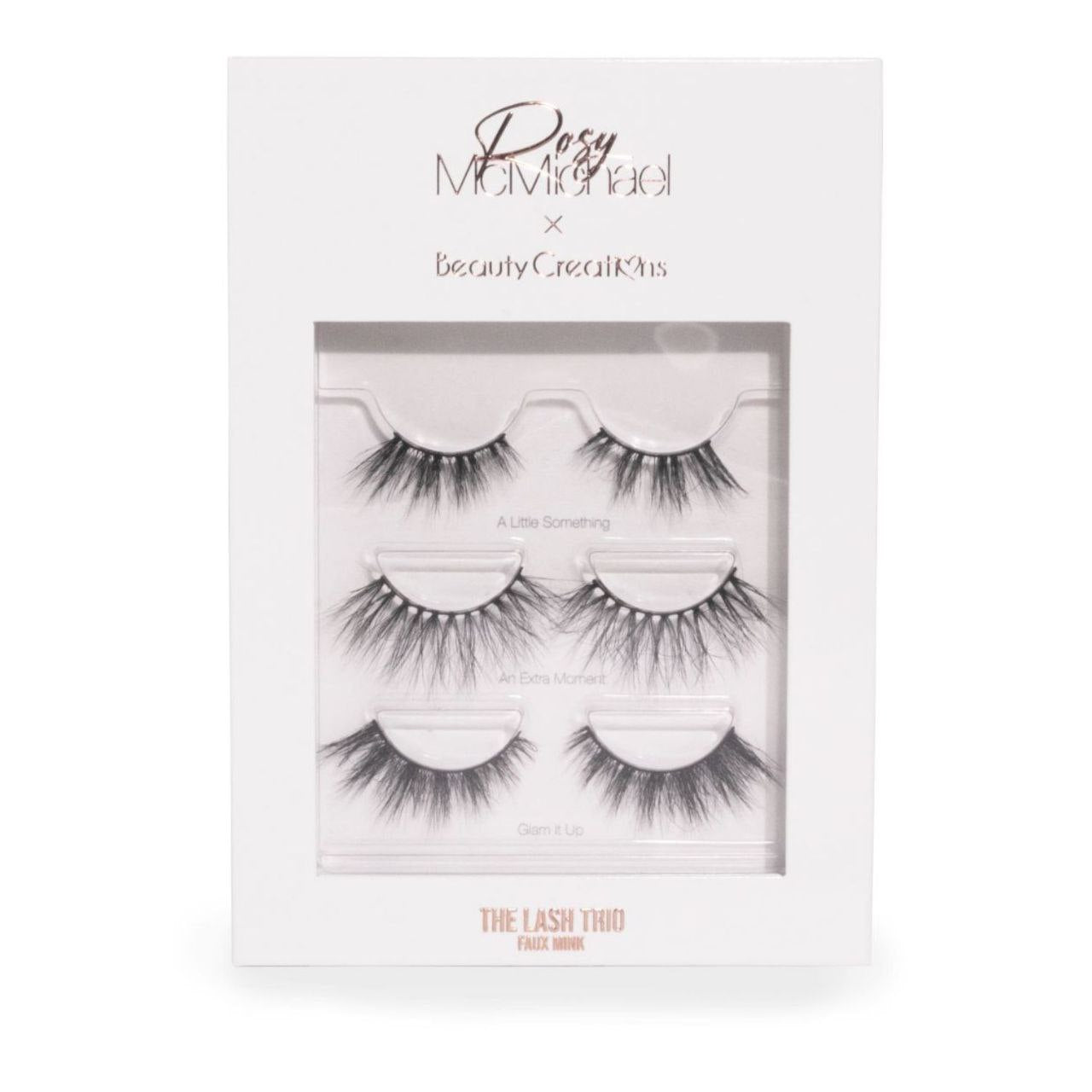 SET DE PESTAÑAS ROSY MCMICHEL BEAUTY CREATIONS