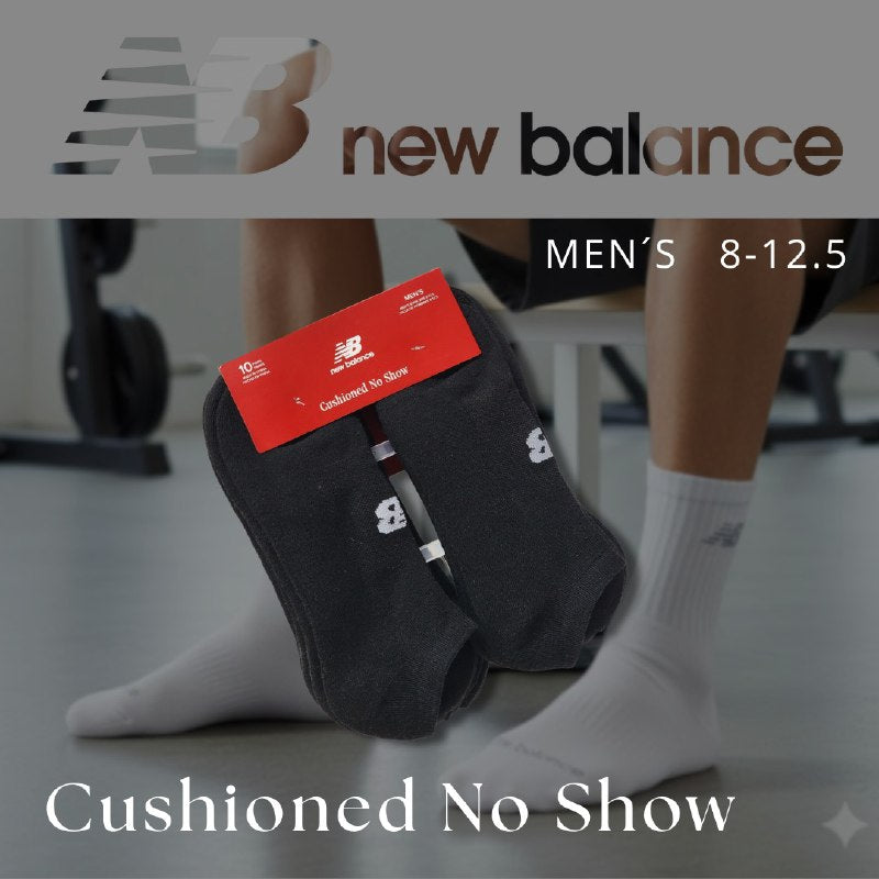 CALCETA TOBILLERA NEW BALANCE 10 PARES TALLA 8-12.5