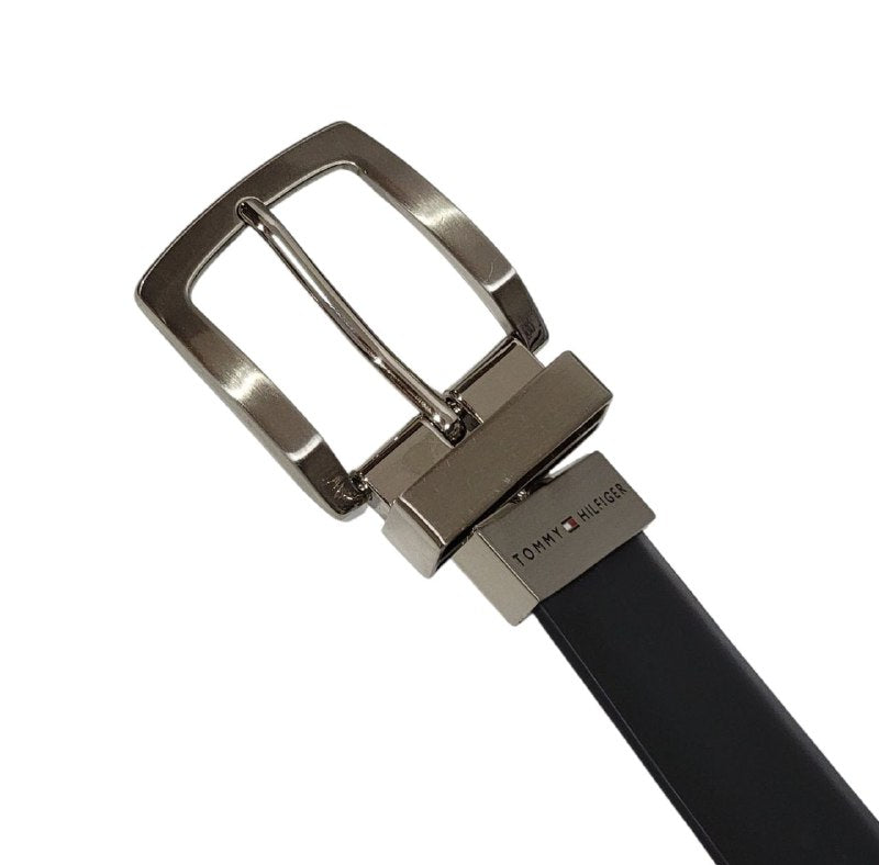 FAJA ORIGINAL TOMMY HILFIGER REVERSIBLE PARA CABALLERO COLOR NEGRO Y CAFÉ TALLA S 30-32