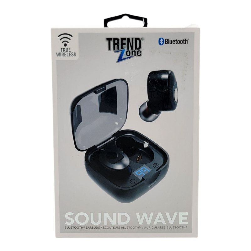 AUDIFONOS AURICULARES INALAMBRICOS ORIGINALES SONIDO DE ALTA CALIDAD, AJUSTE ERGONOMICO, ESTUCHE MAGNETICO, RESISTENTE AL SUDOR TREND ZONE SOUND WAVE