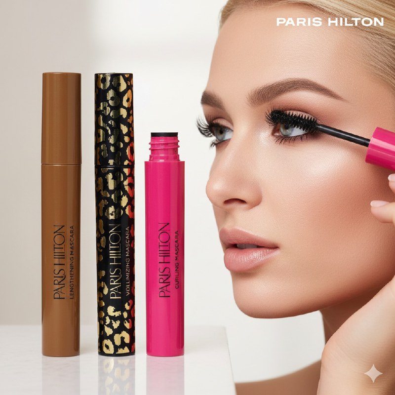 SET DE RIMEL EN TRIO ALARGADOR VOLUMIZADOR Y RIZADOR PARIS HILTON 8MLX3