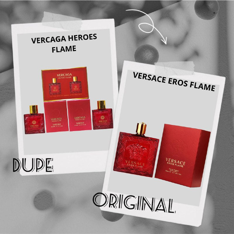 SET PERFUME VERCAGA HEROES FLAME EDP 2X50ML (H)