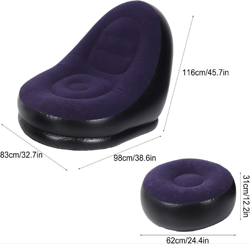 SOFA INFLABLE RECLINABLE, PLEGABLE COMODO INDIVIDUAL