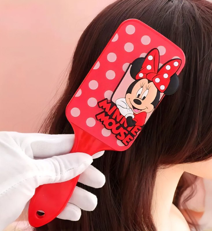 CEPILLO PEINE PARA EL CABELLO DESENREDANTE DE DISNEY, MANGO MEJOR AGARRE, CERDAS DE FLEXION PARA HUMEDO O SECO