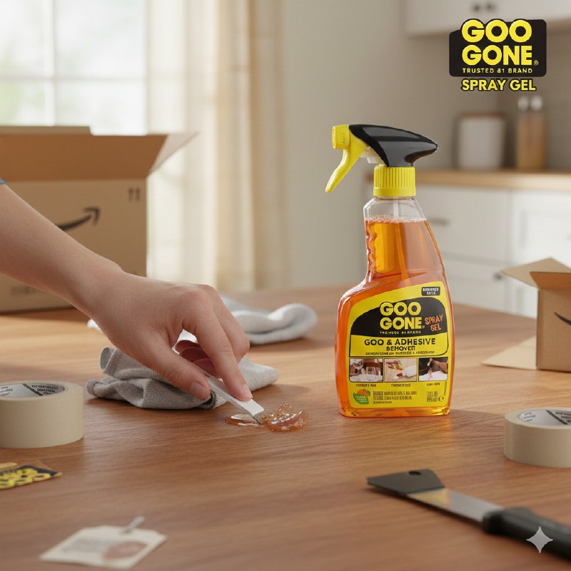 LIMPIADOR EN SPRAY REMOVEDOR DE PEGAMENTO, ADHESIVOS Y CINTA GOO GONE 355ML