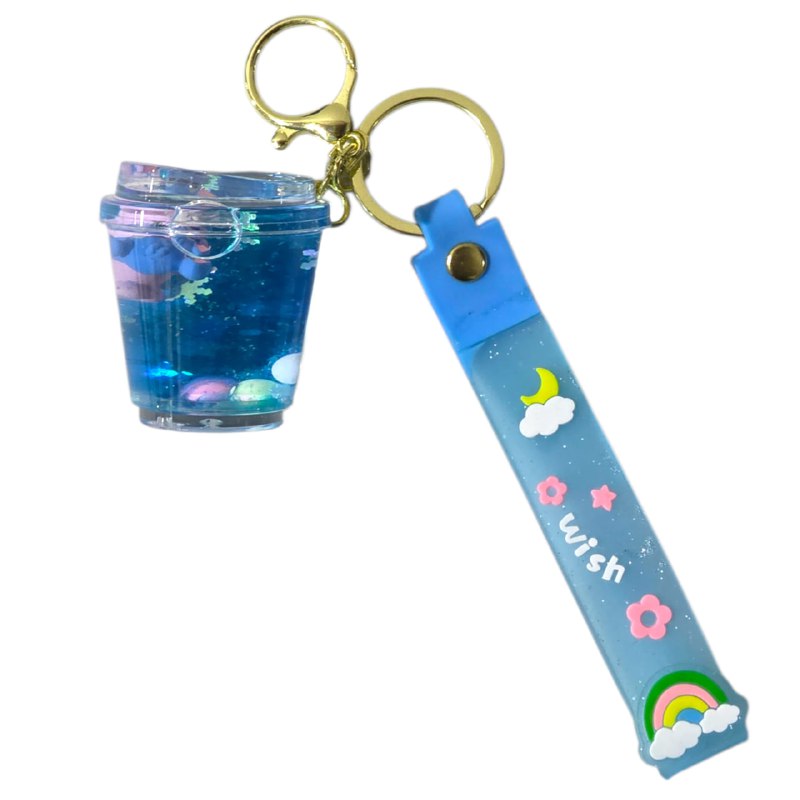 LLAVEROS DE ARENA MOVEDIZA LIQUIDA, 6 ESTILOS DISPONIBLES