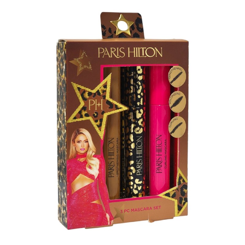 SET DE RIMEL EN TRIO ALARGADOR VOLUMIZADOR Y RIZADOR PARIS HILTON 8MLX3