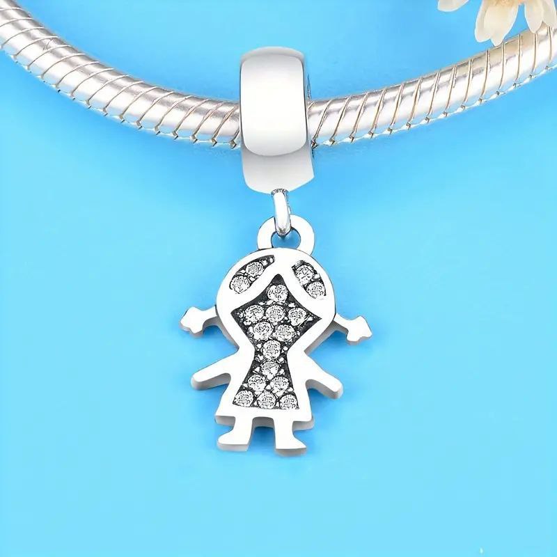 PCHARM3068 FORMA DE NIÑA PANDORA PLATA 9.25