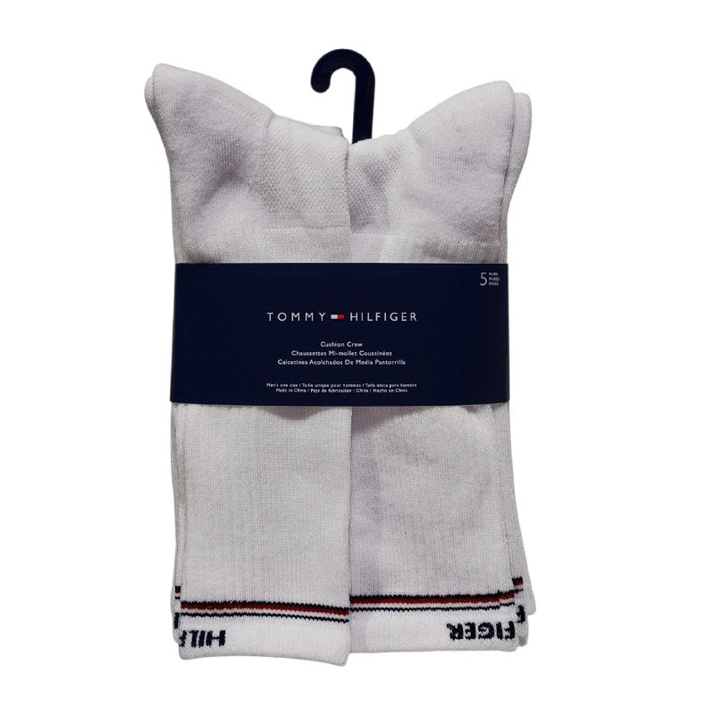 CALCETA ALTA TOMMY HILFIGER PARA HOMBRE 5 PARES TALLA ÚNICA