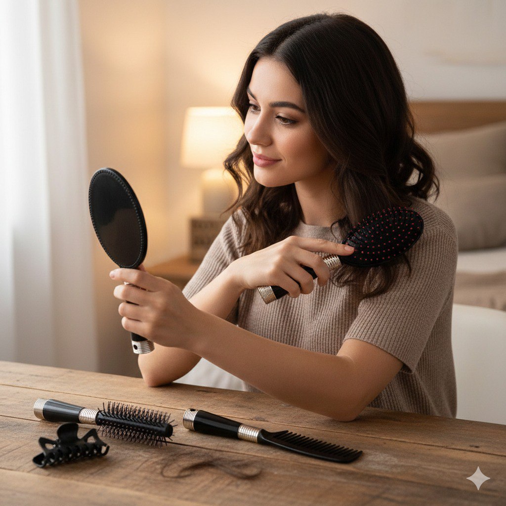 SET DE CEPILLO PEINES DE ARREGLO CAPILAR 5PCS OSAGA