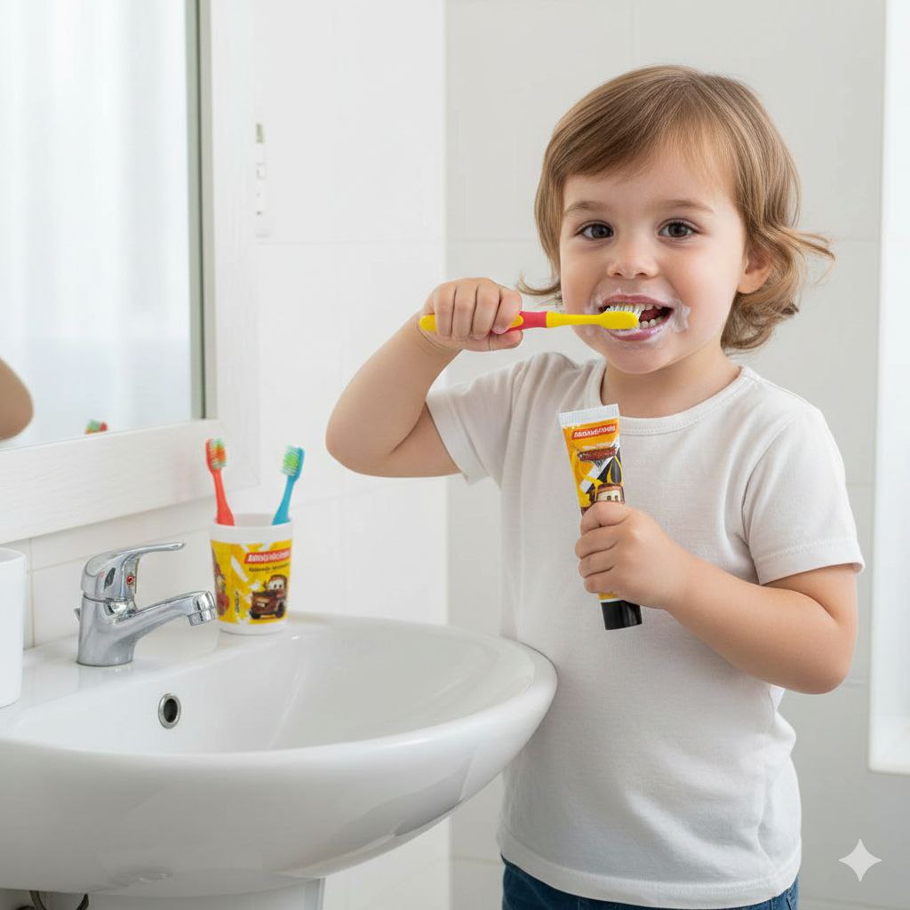 PASTA DENTAL INFANTIL CARS DENTALCLEAN 50G