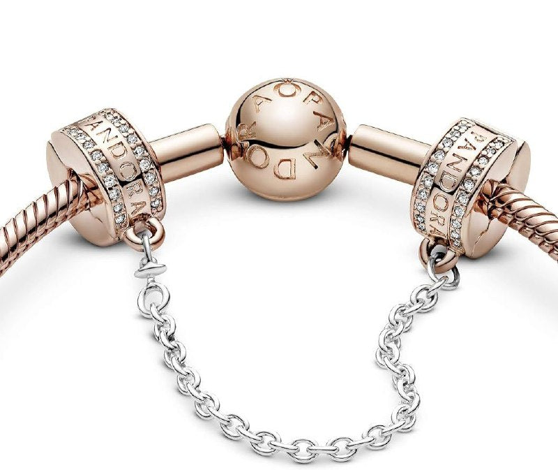 PCHARM4064$1 CADENA SEGURIDAD PANDORA PLATA 9.25