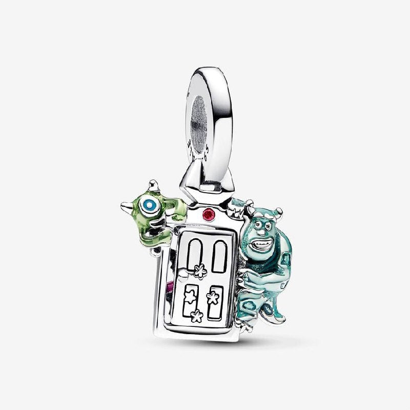 PCHARM4049 PUERTA MONSTER INC PANDORA PLATA 9.25