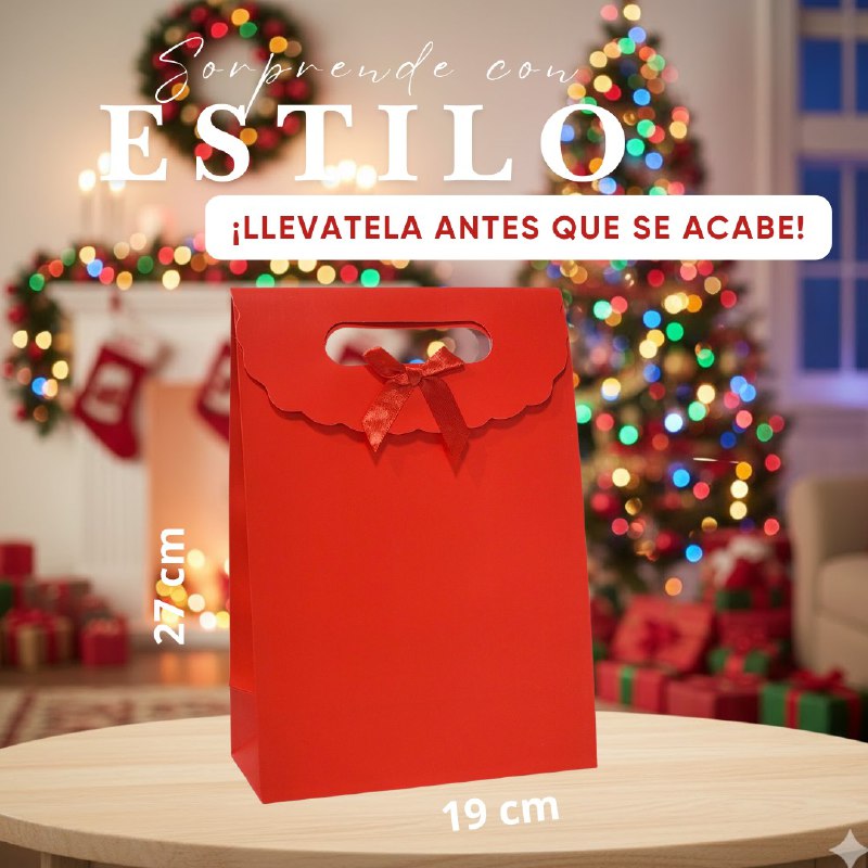 BOLSA DE REGALO MEDIANO 19X27CM