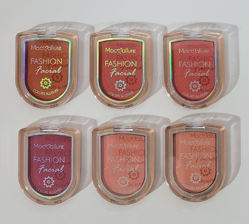 BLUSH RUBOR MOC ALLURE FASHION FACIAL BLUSH 6 TONOS 3G